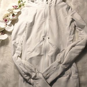 Nike zip up hoodie with thumb holes